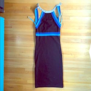 NWT Black & Blue Marciano By Guess sweater dress M